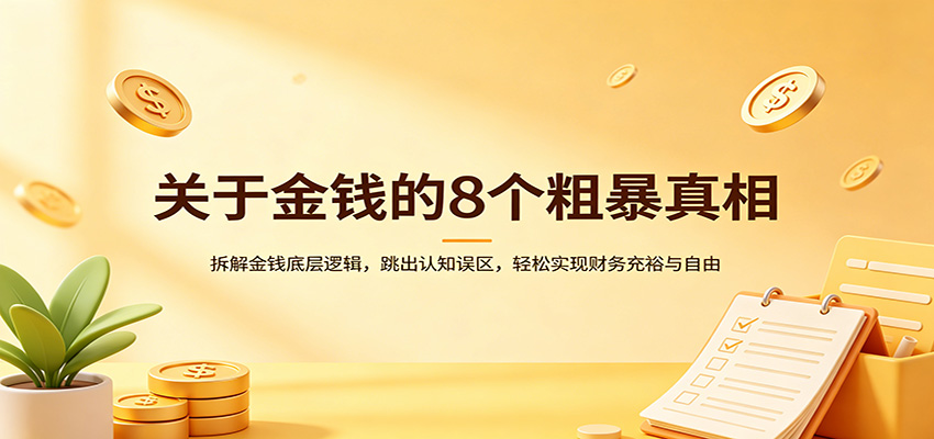 关于金钱的8个粗暴真相：拆解金钱底层逻辑，跳出认知误区，轻松实现财务充裕与自由-软件天堂-专注分享