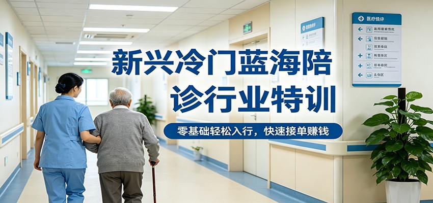 新兴冷门蓝海陪诊行业特训，零基础轻松入行，快速接单赚钱-软件天堂-专注分享