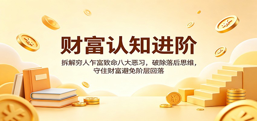 财富认知进阶：拆解穷人乍富致命八大恶习，破除落后思维，守住财富避免阶层回落-软件天堂-专注分享