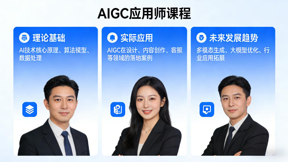 AIGC应用师课程，覆盖了AI技术的理论基础、实际应用、以及未来发展趋势-软件天堂-专注分享