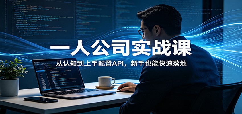 一人公司实战课：从认知到上手配置API，新手也能快速落地-软件天堂-专注分享